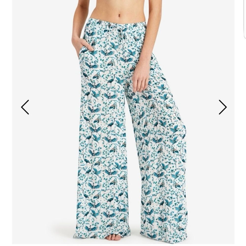 Onia x Anthropologie Green Crane‎ Forest Mila Pants Size XS